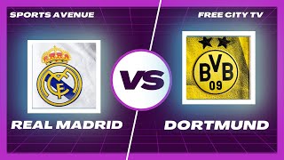 REAL MADRID VS DORTMUND LIVE  CHAMPIONS LEAGUE ⚽️ [upl. by Ahsenaj]