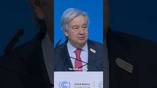 UN SecretaryGeneral Urges Leaders at COP29 [upl. by Yeroc]