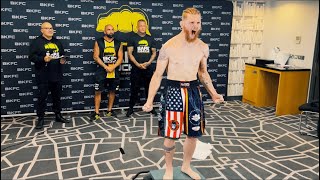 BKFC 46 Weigh Ins Newcastle [upl. by Aube]