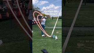 2023 US Open Winner Wyndham Clark Just Swingshot traced by mobile app shashot golfswing 골프 ゴルフ [upl. by Chastity]