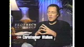 The Prophecy  Christopher Walken amp Eric Stoltz 1995 CNN Interview [upl. by Ellennoj724]