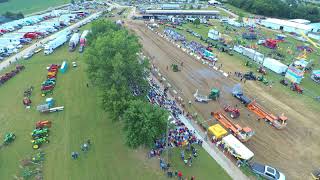 Wayne County Fair Tractor Pull [upl. by Adlar512]