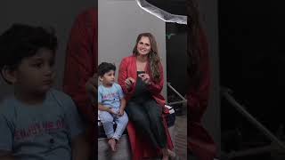 Sania Mirza paly a act in drama with her son azhaanvirlshorts virlshorts [upl. by Lebezej]