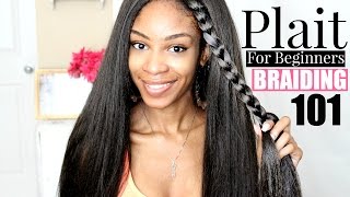 How to Plait Hair for Beginners Step by Step [upl. by Weissberg240]