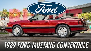 Not Your Moms Mustang  1989 Ford Mustang Convertible  quotSleeper Salquot [upl. by Ritter]