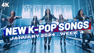 NEW KPOP SONGS  JANUARY 2024 WEEK 4 [upl. by Aleyak]