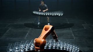 The Revenge Timo Boll vs KUKA Robot [upl. by Rosenblast972]