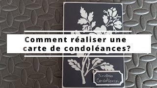 Comment réaliser une carte de condoléances [upl. by Gavriella]