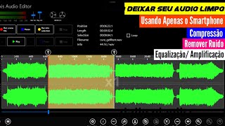 Como Deixar o Áudio dos Seus Videos Sem Ruídos Aplicativo AndroidEdição no celular [upl. by Charita]