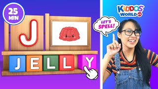 Alphabet Spelling of Words from Letters A to Z  Learning Words Spelling for your Kiddos with Miss V [upl. by Aggi195]