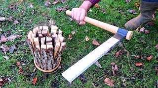 Best Way to Split Kindling [upl. by Lytsyrk]