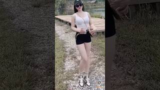 Chinese girl street fashion outfits style streetfashion fashion chinesegirl shorts [upl. by Padgett510]