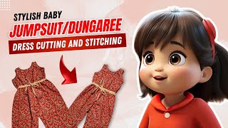 Stylish Baby JumpsuitDungaree Dress Cutting And Stitching jumpsuit dungaree RoshaniCB2 [upl. by Mond]