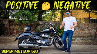 Super Meteor 650 Negative amp Positive Points 💥 [upl. by Frasco]