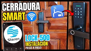 ✅ STEREN Cerradura Smart WIFI LOCK500 Instalación paso a paso Ecuador 2024 🇪🇨 steren ecuador [upl. by Perla360]