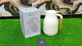 Feenik 1500ml vacuum jug high quality 1500ml vacuum flask in Pakistan full review and unboxing using [upl. by Miza]