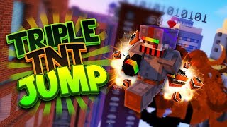 Triple TNT Jumping in Bedwars [upl. by Reppep]