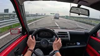 POV  1995 Fiat Cinquecento Sporting  Acceleration [upl. by Eelaras]