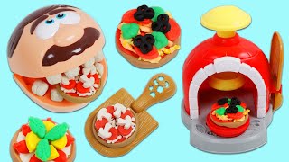 Lets See How Many Pizzas Mr Play Doh Head Can Eat [upl. by Woo760]