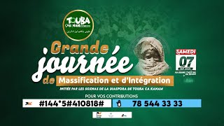 🔴En Direct de Dakar  Grande Journée de Massification de Touba Ça Kanam 1446 H  07 Sept 2024 [upl. by Drucie]