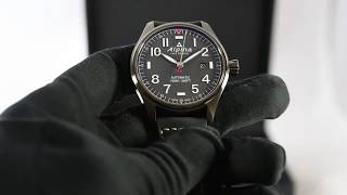 Alpina Startimer Pilot Automatic AL525G4TS6 [upl. by Aehcsrop702]