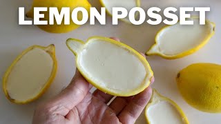 Lemon Posset  Only 4 Ingredients [upl. by Aseneg]