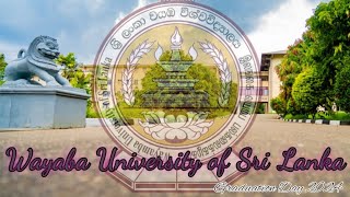 Wayaba University of Sri LankaWUSLGraduation Day 2024kuliyapitiya srilanka trending [upl. by Assirat721]