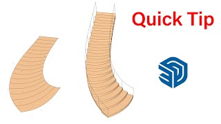 SketchUp Quick Tip for Stairs  TutorialsUp [upl. by Asim]