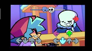 FNF vs sans  lazybones [upl. by Krever]