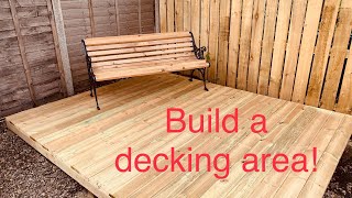 How to build a deck  Weekend Project [upl. by Tacklind688]