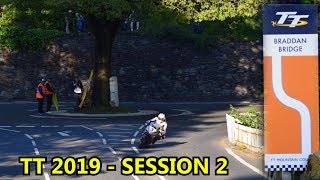 Braddan Bridge  TT 2019 Qualifying Session 2  Spot Guide [upl. by Ahsiled215]