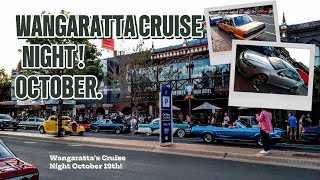 Wangaratta Cruise Night October 19th cruising [upl. by Scharaga313]