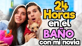 24 HORAS EN EL BAÑO CON MI NOVIA  CONCURSO Memo Aponte [upl. by Artenra]