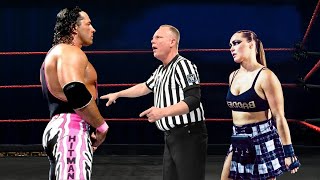 Ronda Rousey vs Bret The Hitman Hart [upl. by Akenahs]