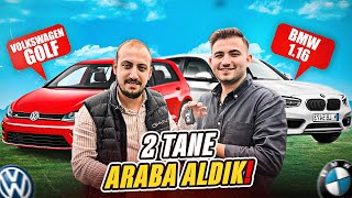 2 TANE ARABA ALDIK  GOLF VE BMW 116 [upl. by Blainey]