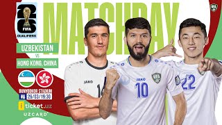 Uzbekistan vs Hong Kong China  2026 FIFA World Cup AFC Asian Qualifiers  Round 2  Livestream [upl. by Ronal435]