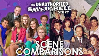 The Unauthorized Saved by the Bell Story 2014 and Saved by the Bell 1989  scene comparisons [upl. by Roane]