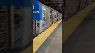 PATH train arrives at Newark Penn Station [upl. by Jennings]