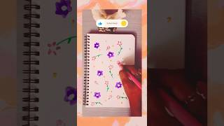 Easy floral pattern drawing for cards book markers etc [upl. by Moyna]