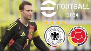 ALEMANHA VS COLÔMBIA 🇩🇪🇨🇴 EFOOTBALL 2024 [upl. by Huang316]