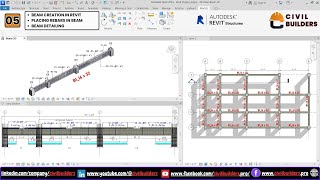 Revit 2024 Tutorial Beam Creation Reinforcement and Detailing [upl. by Lj]