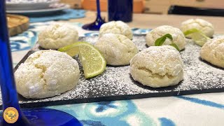 Biscuits craquelés au citron  بسكويت مشقق بالليمون [upl. by Aliam]