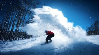 Cruise carve and butter RELATABLE snowboarding [upl. by Warfeld]