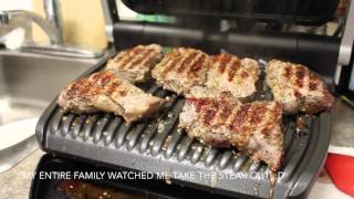 Tfal OptiGrill Review  Cooking Steak Sablefish and Pork  Gastroforkca [upl. by Airdnua]