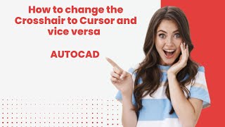 CURSORTYPE Autocad  How to change the crosshair to cursor in AutoCAD  Cursor settings Autocad [upl. by Leahcimnaj598]