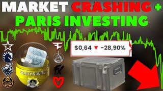 CSGOs Market Crashing  Paris Investing Update  CSGO Investing [upl. by Joelie]