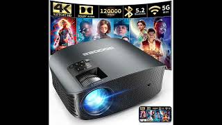 GooDee 4K Projector with WiFi amp Bluetooth – The Ultimate Home Theater Experience [upl. by Cerf520]