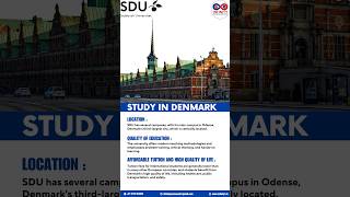 Study In University of Southern Denmark  trending shorts study trendingshorts youtubeshorts [upl. by Tlevesoor317]