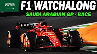 🔴 F1 Watchalong  SAUDI ARABIAN GP RACE  with Commentary amp Timings [upl. by Maer850]