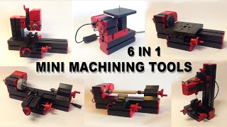 6 in 1 Mini Machining Tools Unboxing and Assembly [upl. by Nytsirk]